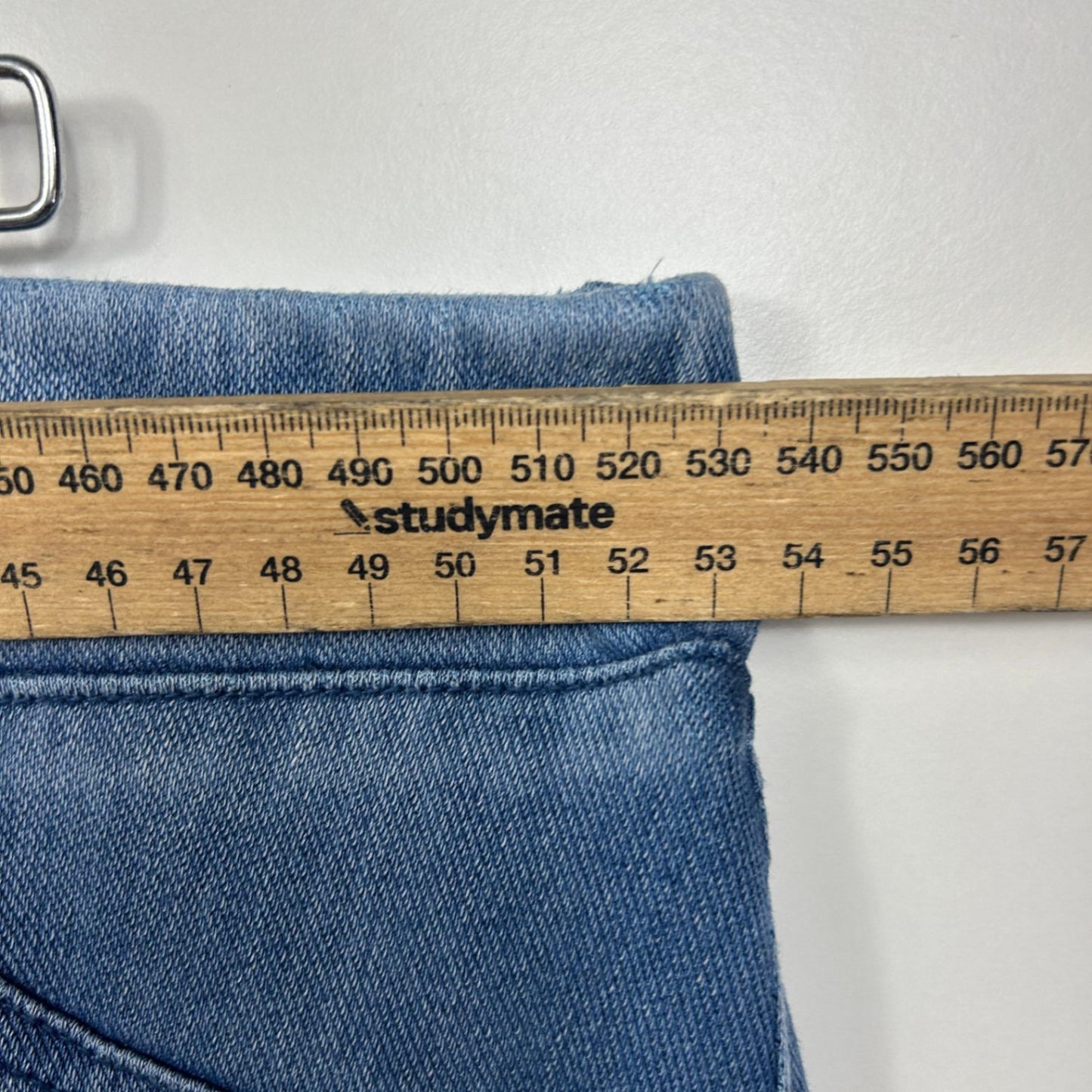 Virtuelle Denim Jeans Size 24 Plus Pull On Elastic Waist