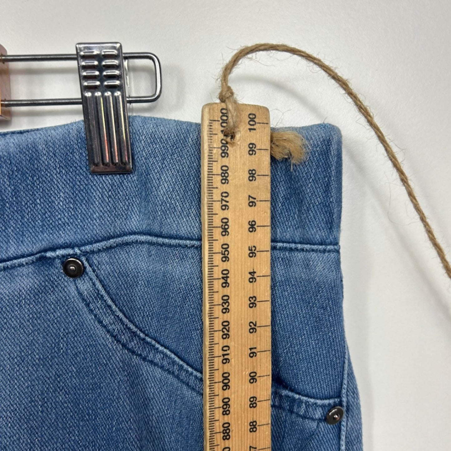 Virtuelle Denim Jeans Size 24 Plus Pull On Elastic Waist