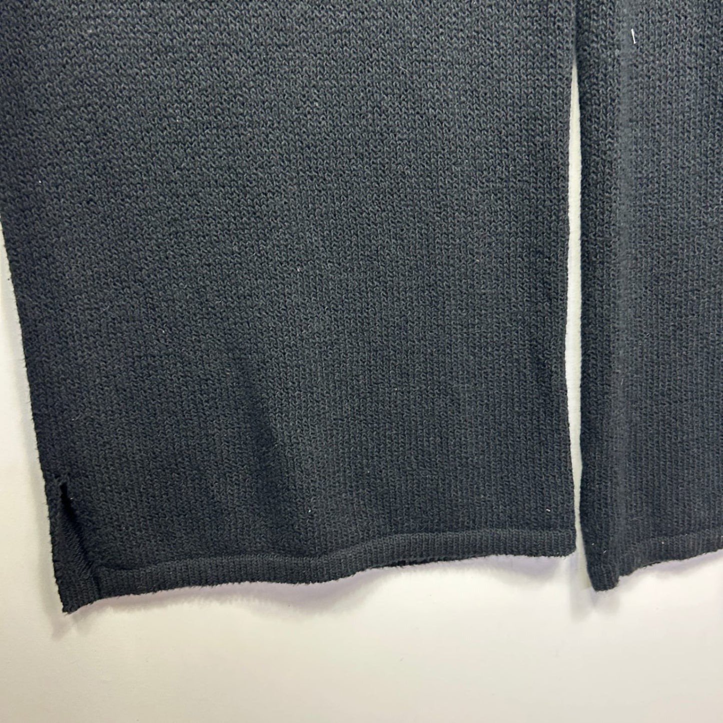 New Atmos & Here Melody Knit Pants Womens Black Wide Leg Size 26