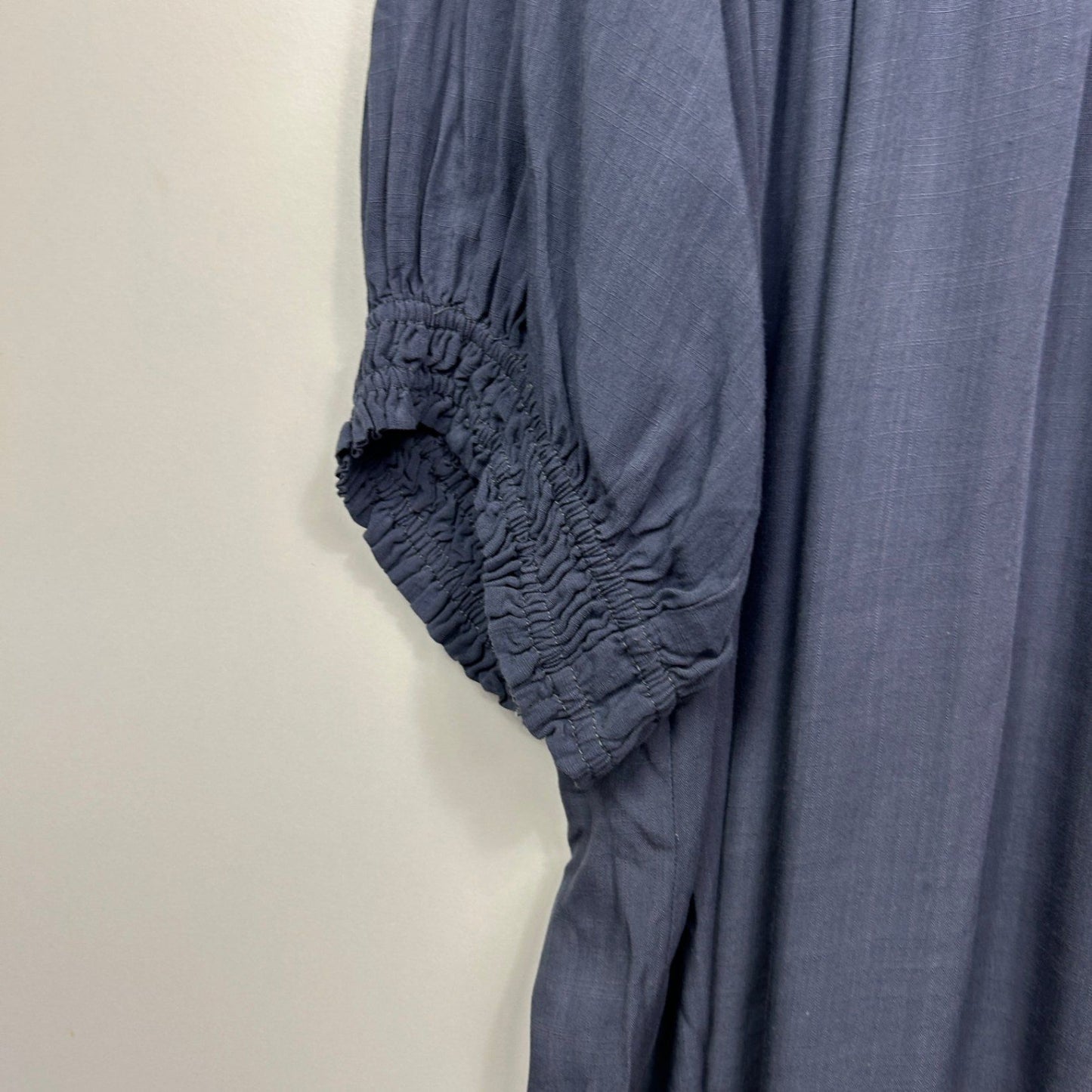 Arna York by City Chic Top Size 22 24 Blue Short Sleeve Viscose