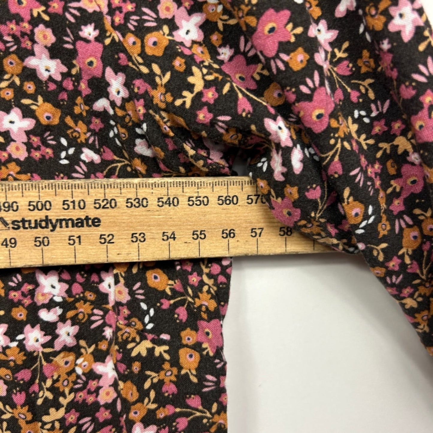 Beme Tunic Tops Size 14 Plus Floral Roll Tab Sleeve Crochet Trim