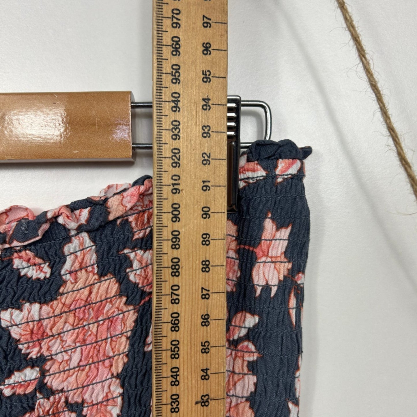 Rockmans Maxi Skirt or Dress Size 14 Navy Pink Floral