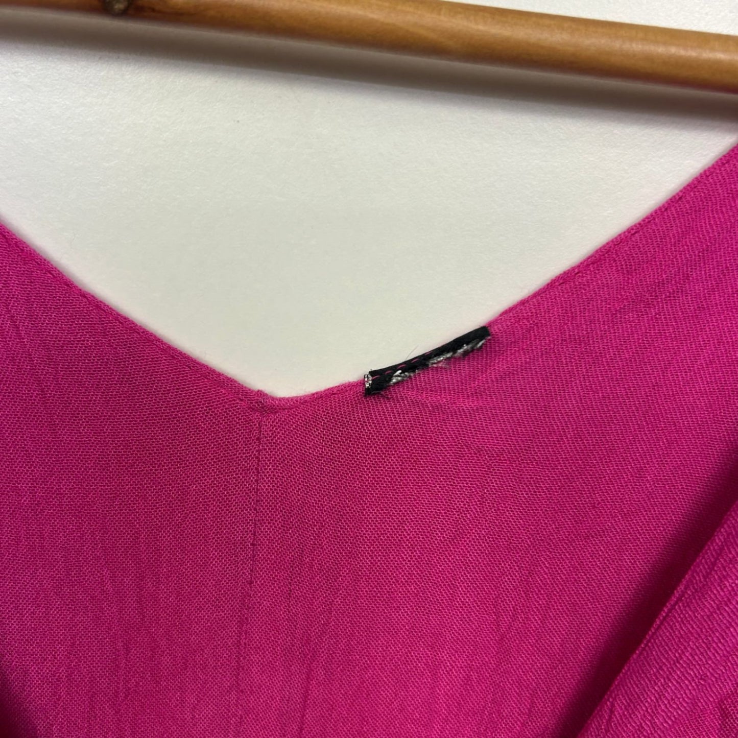 Boho Tunic Top One Size 16 18 Pink Sleeveless Tie Dye Rayon