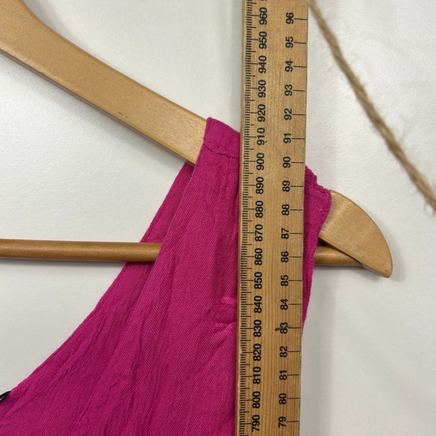 Boho Tunic Top One Size 16 18 Pink Sleeveless Tie Dye Rayon