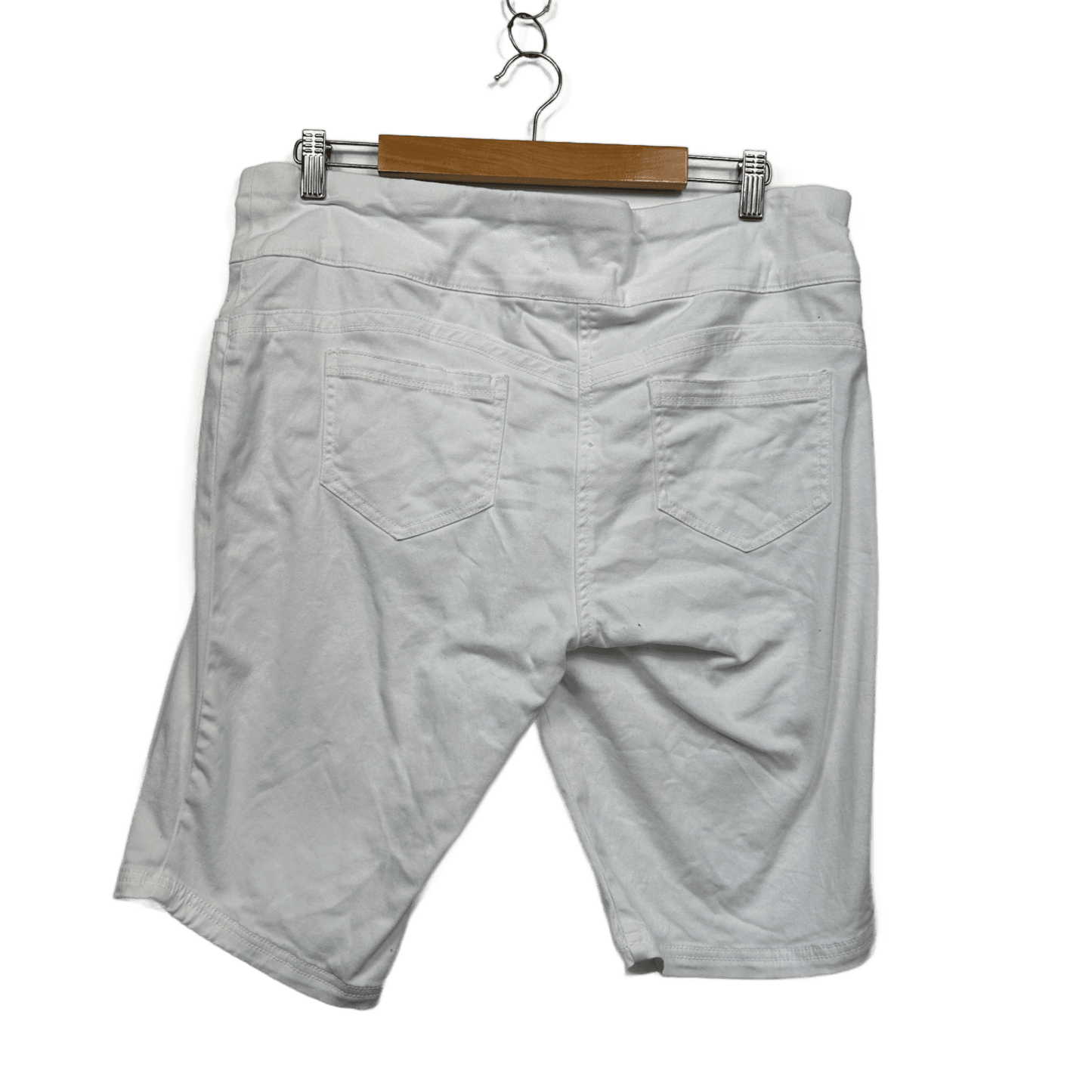 Rivers Shorts Size 14 White Pull On Casual