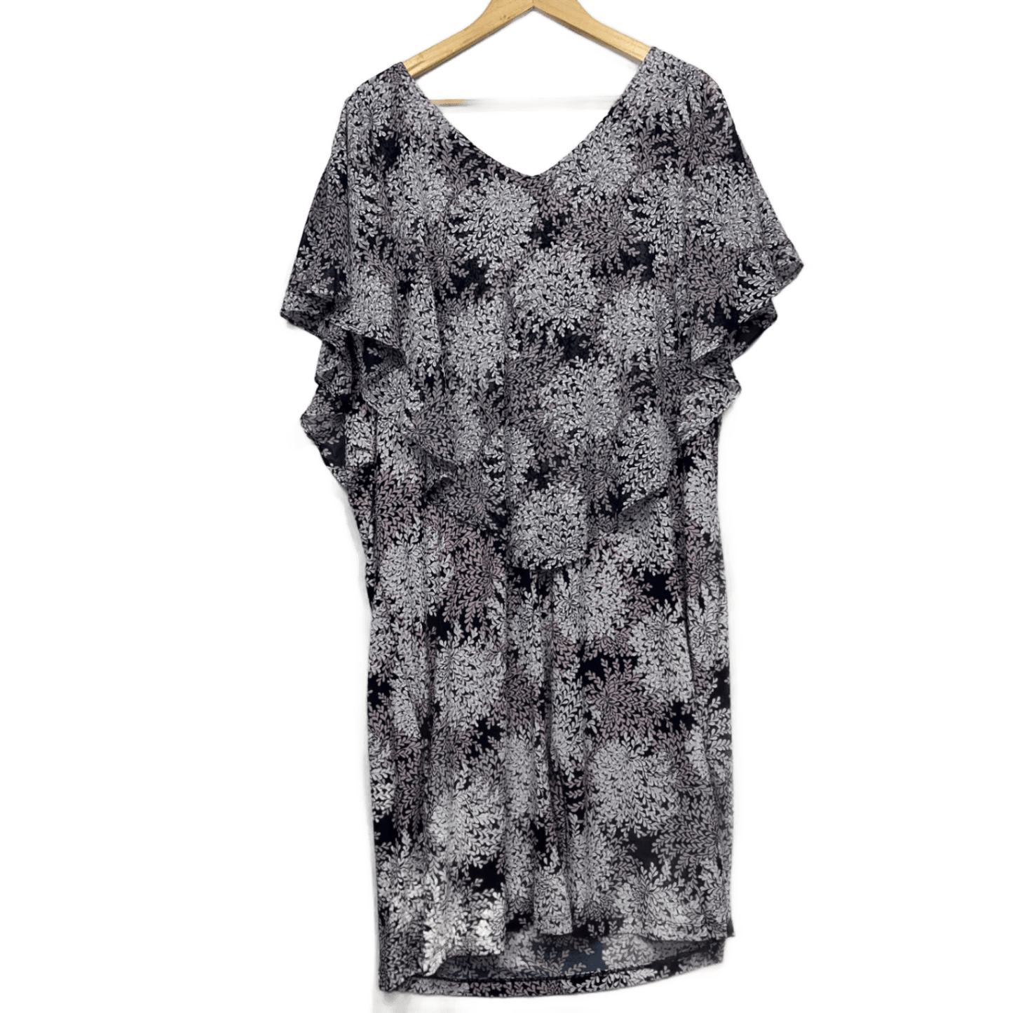 Taking Shape Midi Dress Size 18 Midi Length Floral Short Sleeve