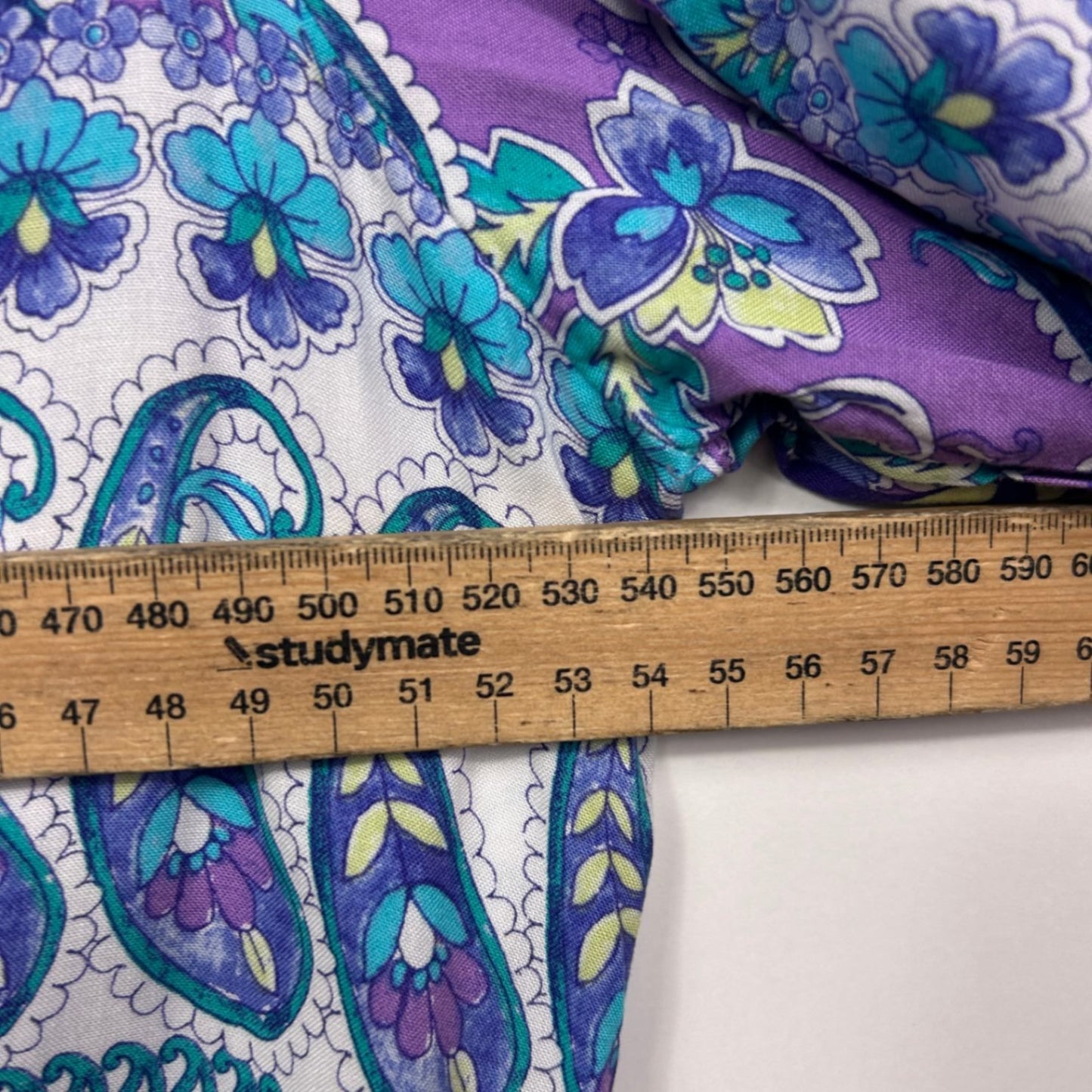Rockmans Boho Dress Size 16 Long Sleeve Midi Length Floral Patchwork Print