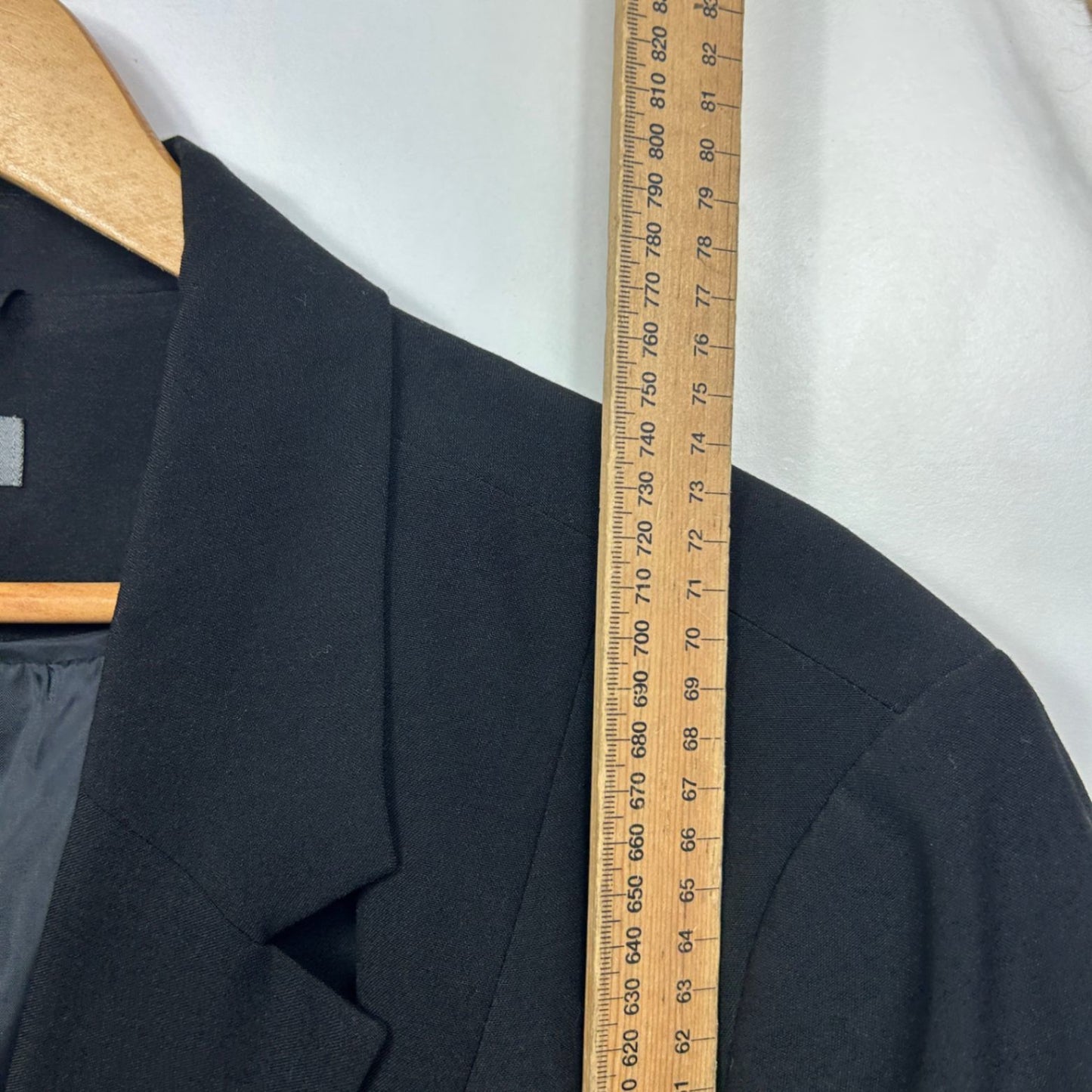 Autograph Black Blazer Jacket Size 22 Plus Long Sleeve