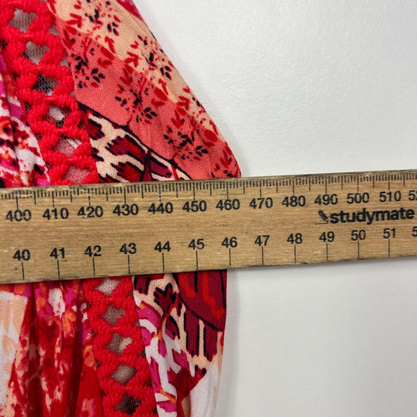 New Sara Maxi Dress Size 14 Sleeveless Halter Neck Crochet Trim Multicoloured Paisley Print