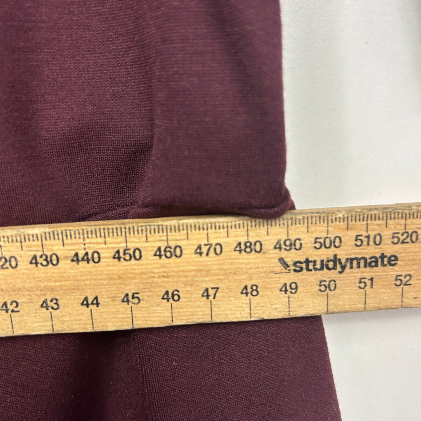 City Chic Midi Dress Size 22 Plus XL Burgundy Short Sleeve Pockets Thick