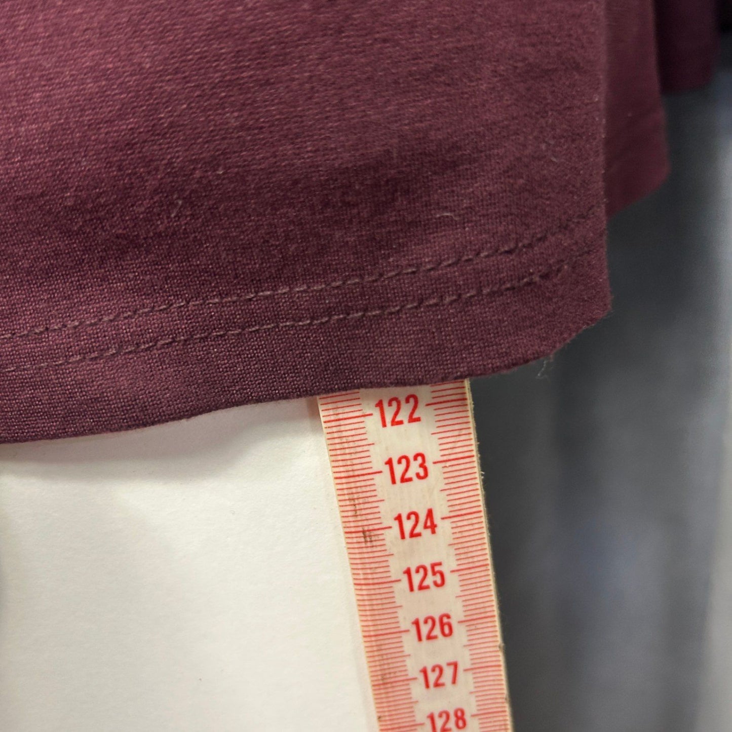 City Chic Midi Dress Size 22 Plus XL Burgundy Short Sleeve Pockets Thick