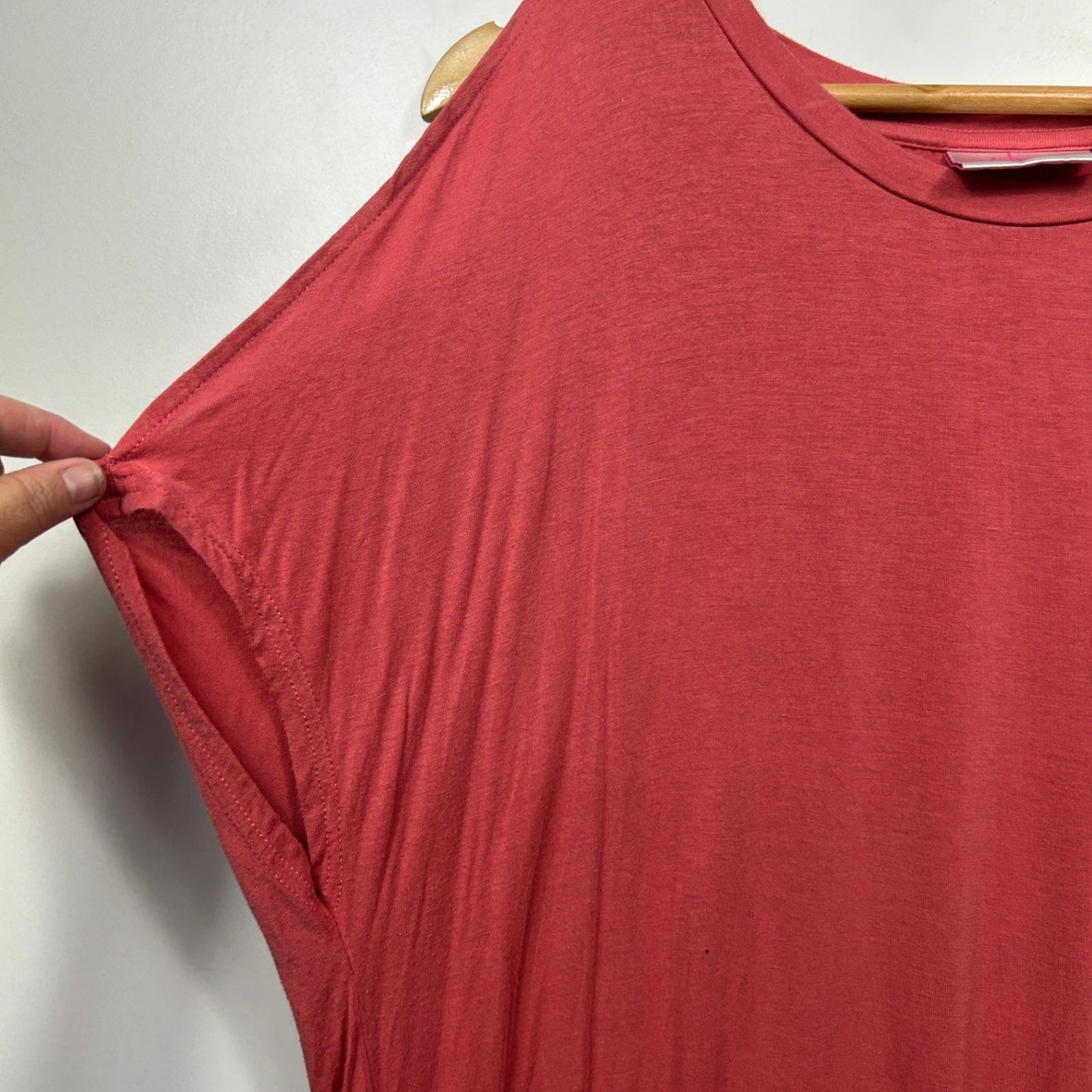 Urban Tunic Top Size 18 Viscose Blend Short Sleeve Round Neck