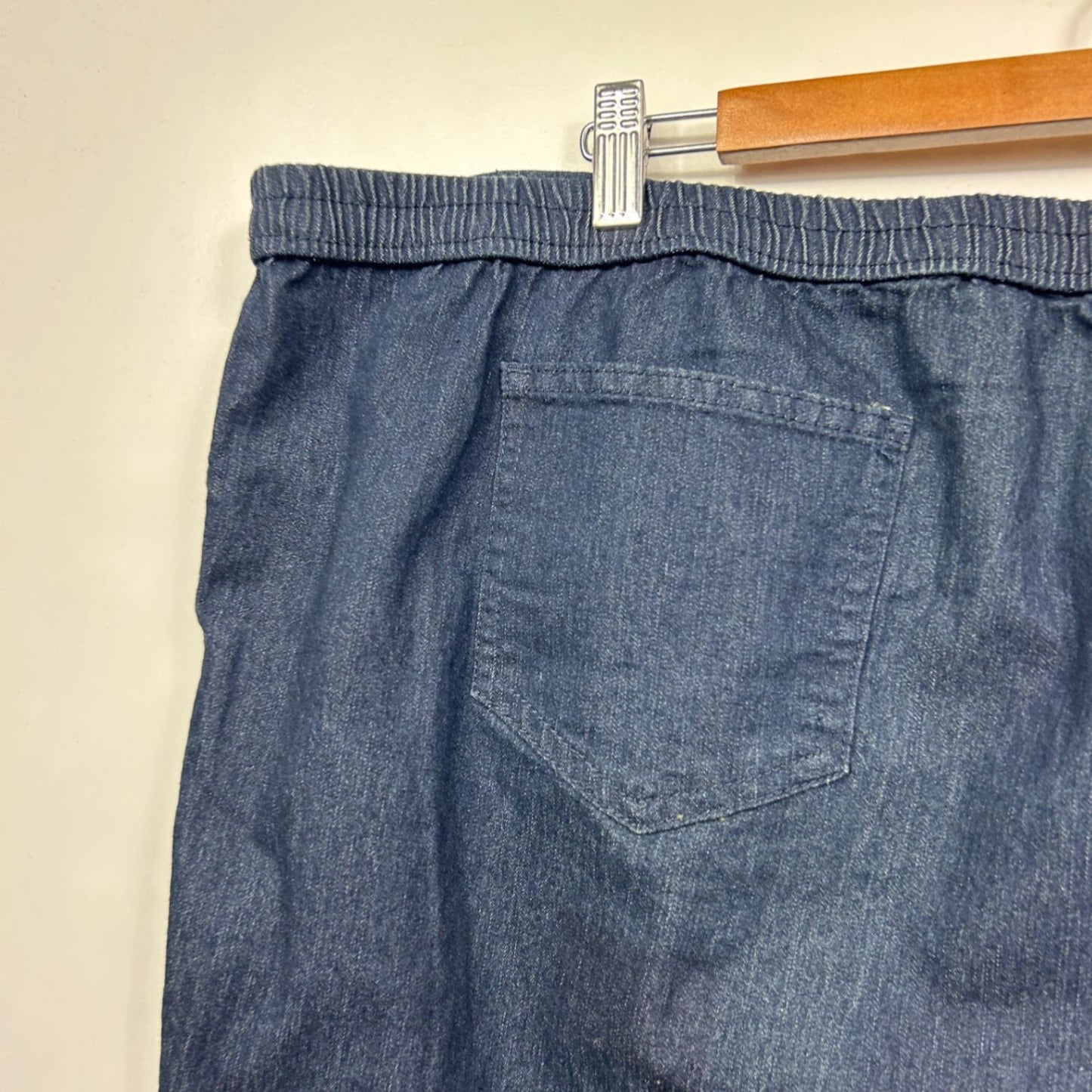 Millers Women’s Denim Pull On Jeans Pants Dark Indigo Wash Pockets Size 22
