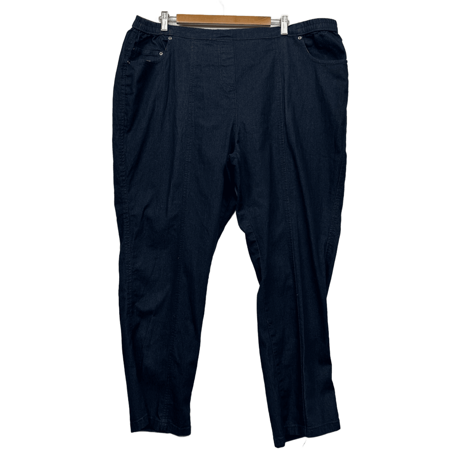 Millers Women’s Denim Pull On Jeans Pants Dark Indigo Wash Pockets Size 22
