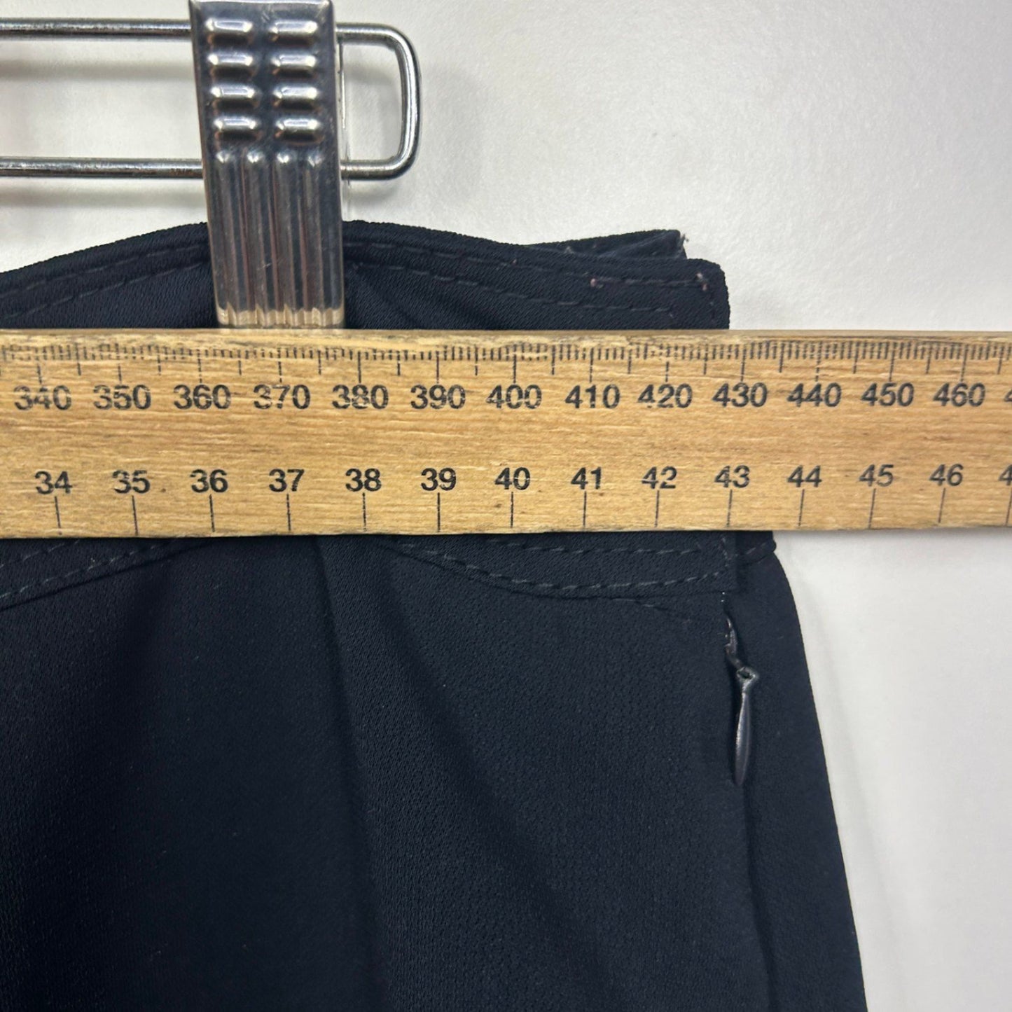 Millers Skirt Size 14 Black A-line Knee Length Side Zip