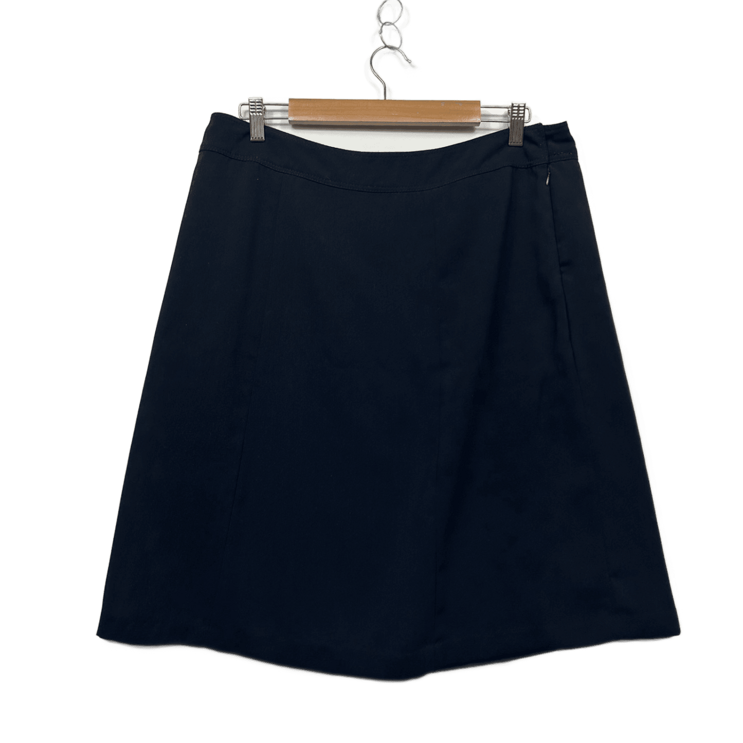 Millers Skirt Size 14 Black A-line Knee Length Side Zip