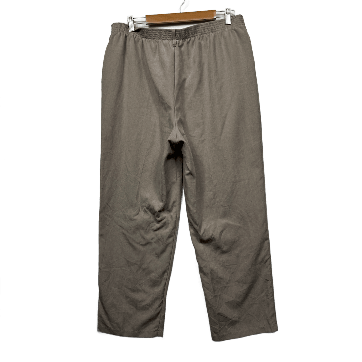 Millers Pants Trousers Size 18 Taupe Elastic Waist Trousers Relaxed Straight Leg