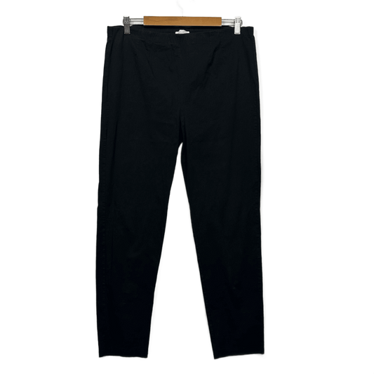 Orentique Black Trousers Pants Size 16 Ankle Length Pull On