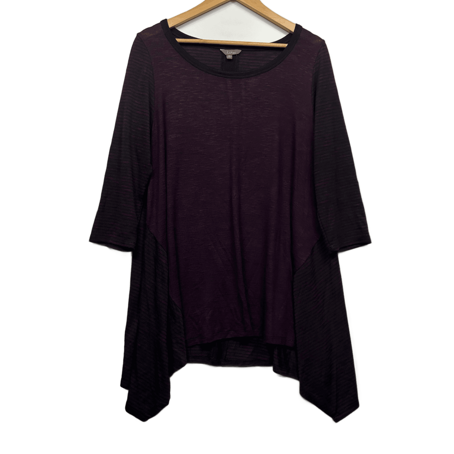 Katies Tunic Top Size 16 18 Striped Long Sleeve Casual