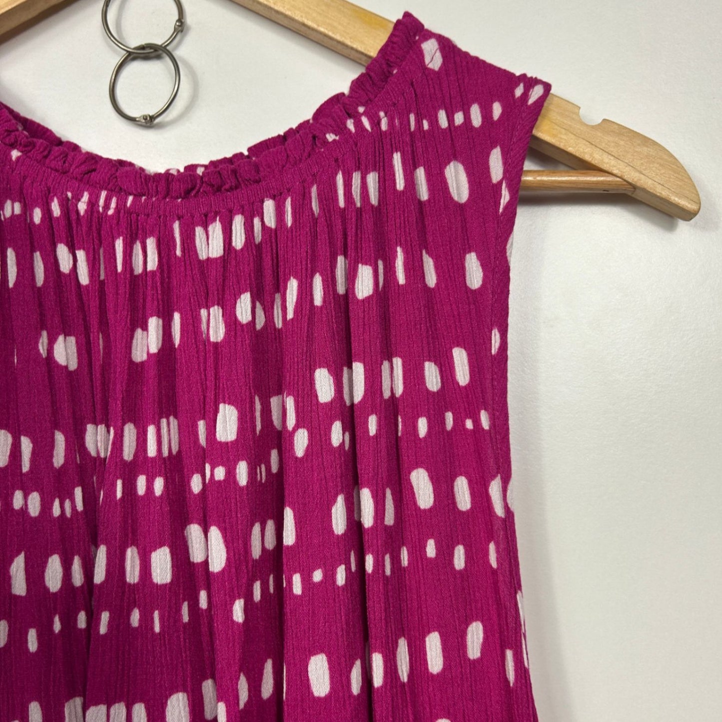 Label of Love Pink Rayon Sleeveless Maxi Dress Size 12 14 M/L