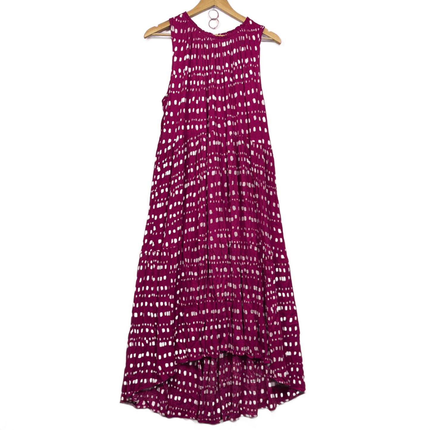 Label of Love Pink Rayon Sleeveless Maxi Dress Size 12 14 M/L
