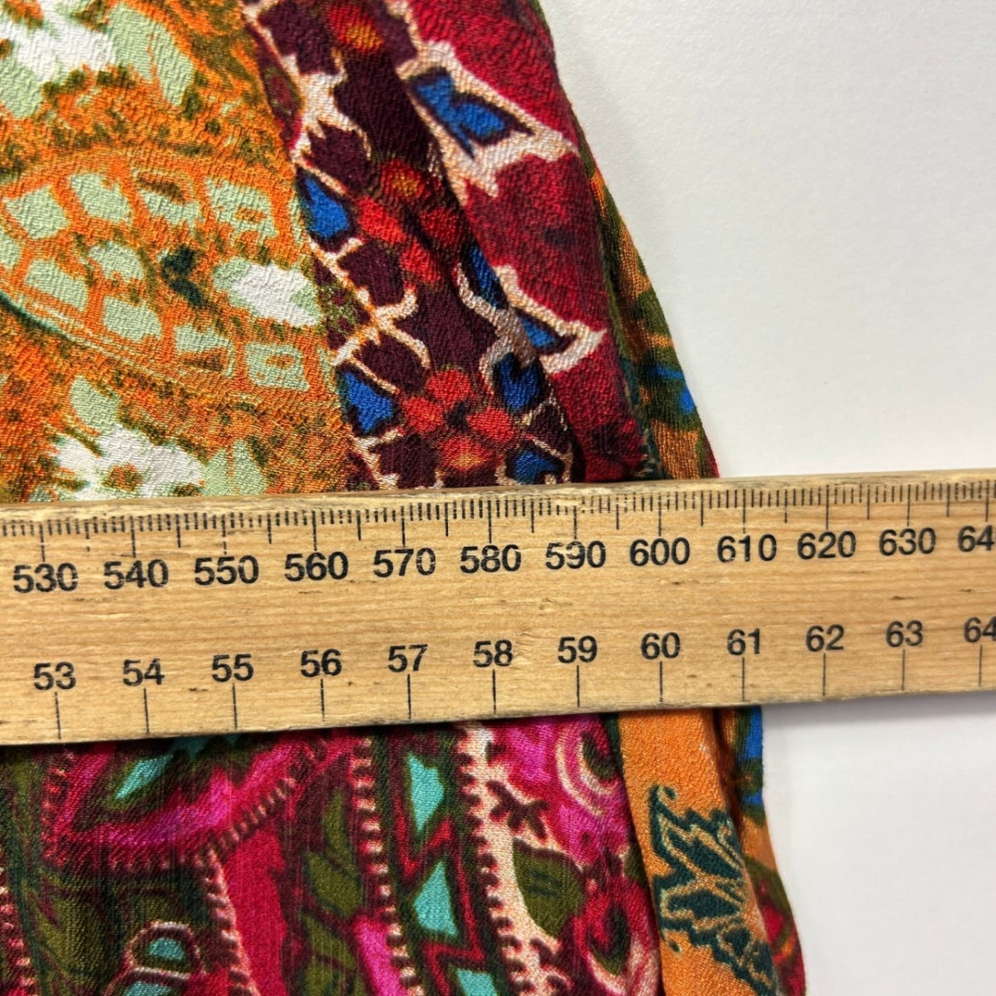City Chic Maxi Boho Dress Size 16 Small Plus Sleeveless Multicoloured Pockets