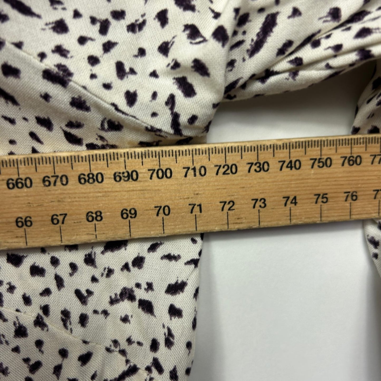 Beme Tunic Top Size 26 Biege Button Up Roll Tab Sleeve Viscose