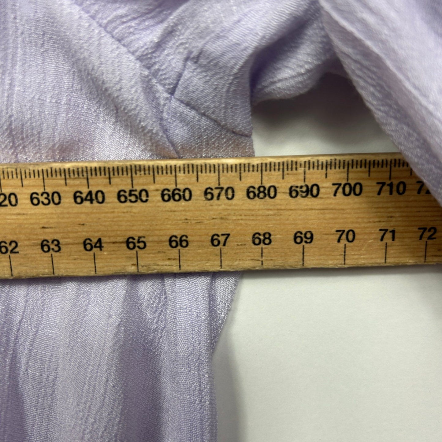Virtuelle Lilac Draped Top Size 20 Short Sleeve