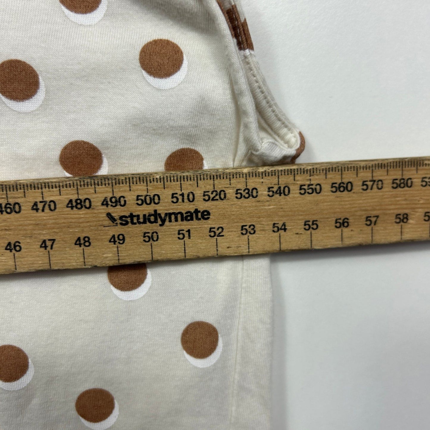 Sussan T-Shirt Top Size 16 XL Short Sleeve Polka Dots 100% Australian Cotton