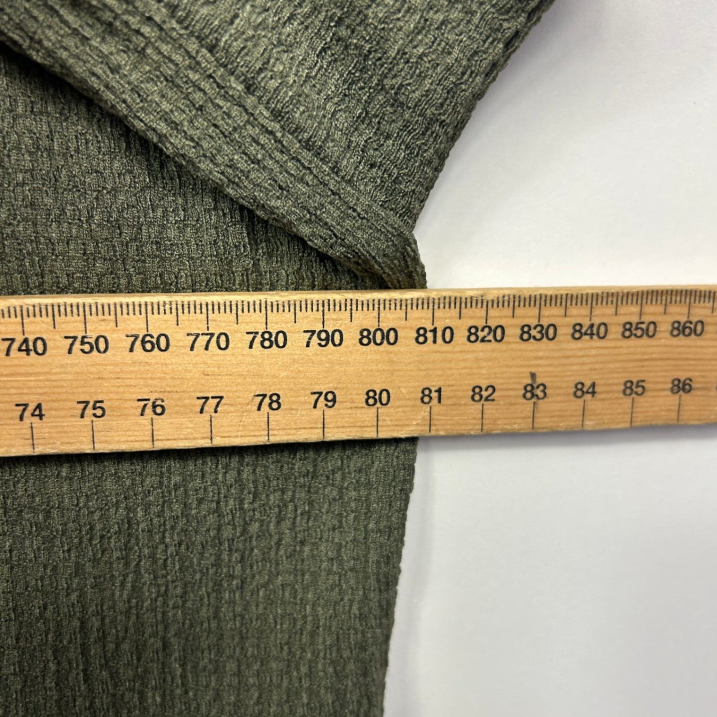 Beme Smock Top Size 14 16 Plus Olive Green Short Sleeve