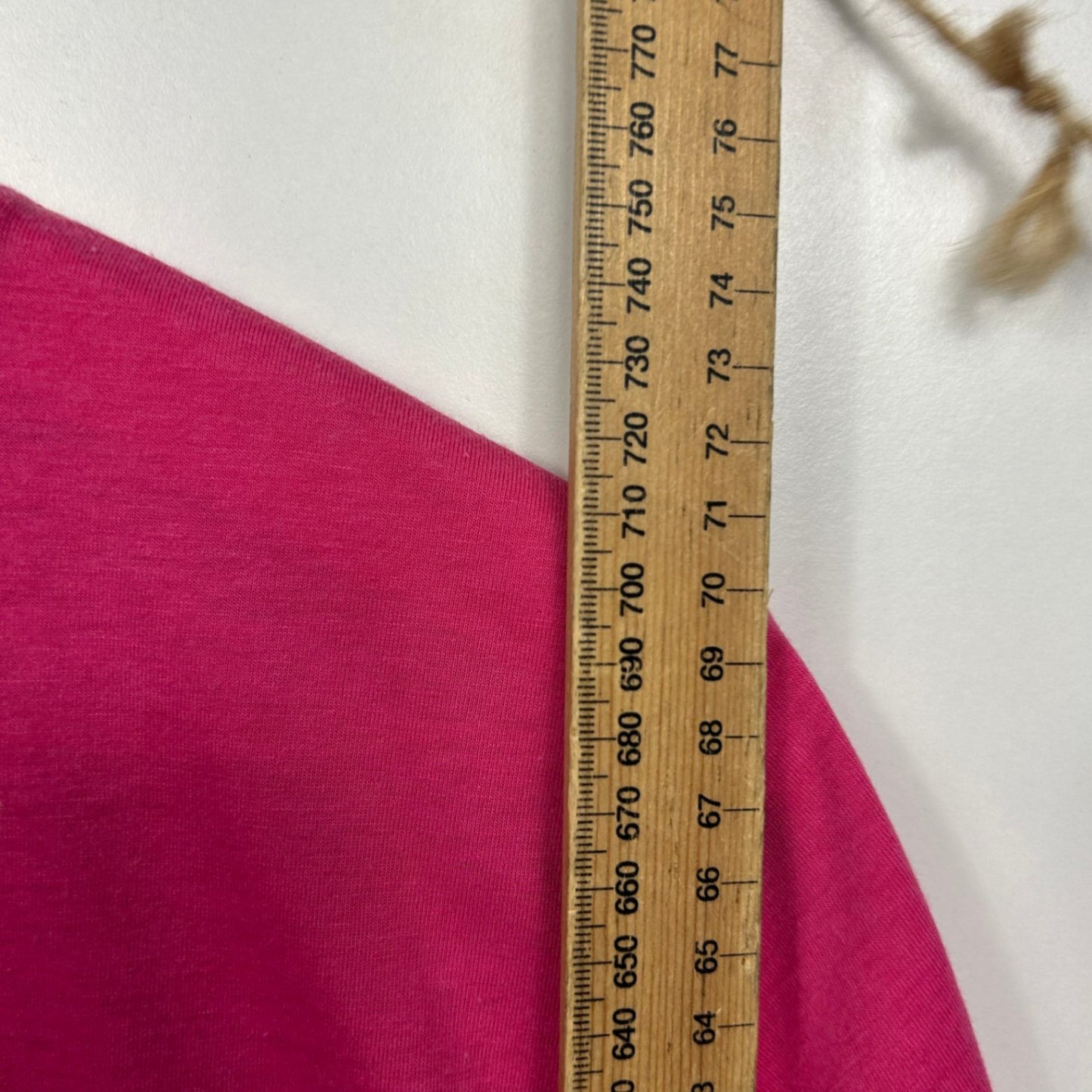 Lorna Jane Fuchsia Pink Cotton Short Sleeve Crew Neck Tee T-Shirt Size 16 XL