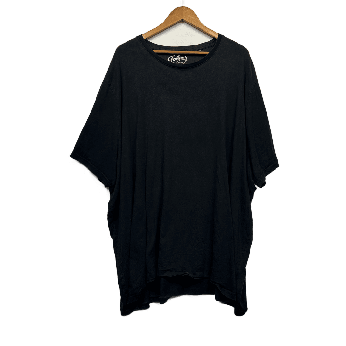 Johnny Bigg T-shirt Size 8XL Black Crew Neck Short Sleeve Cotton