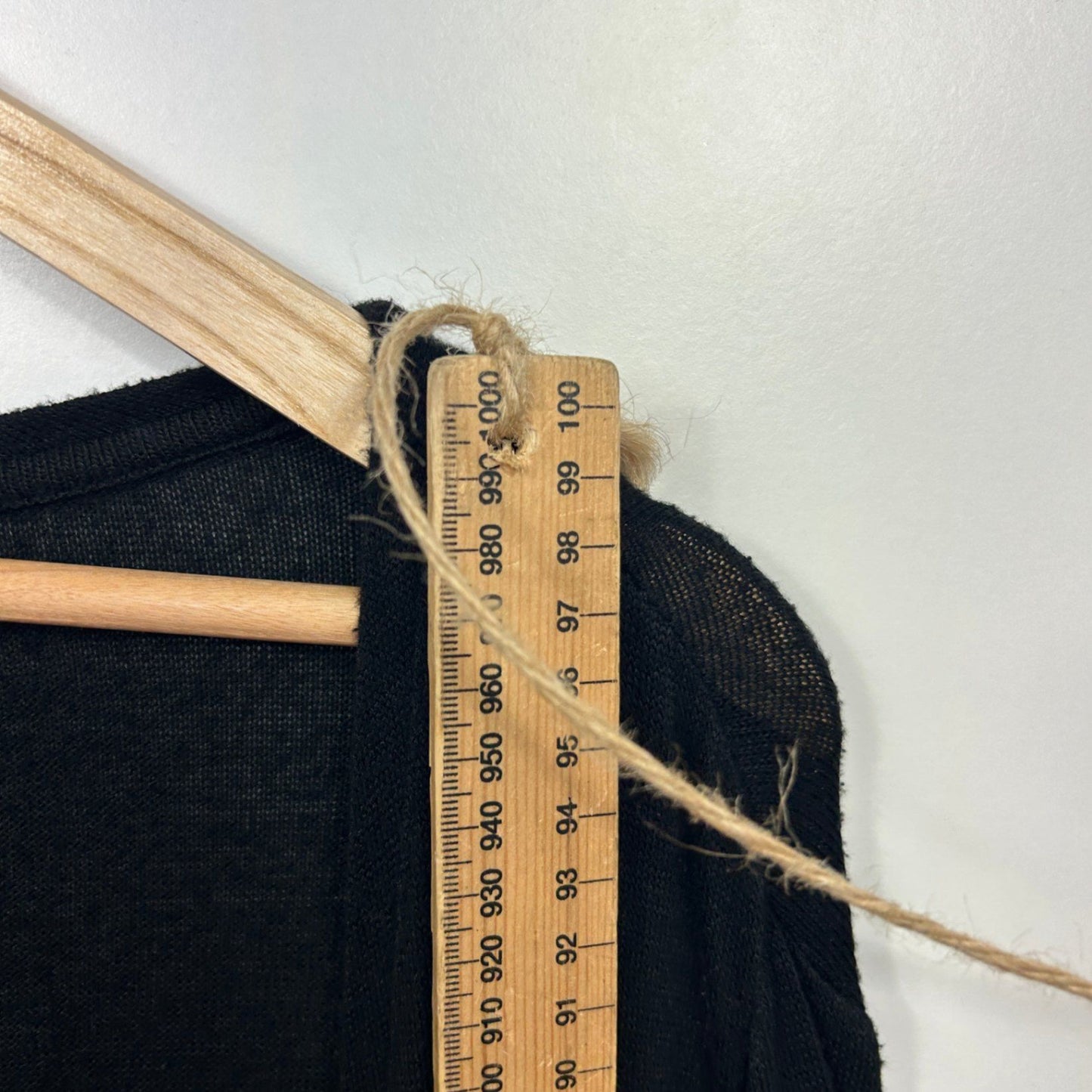 Lily Loves Cardigan Size 18 Black Long Sleeve Longline Viscose Blend Lightweight
