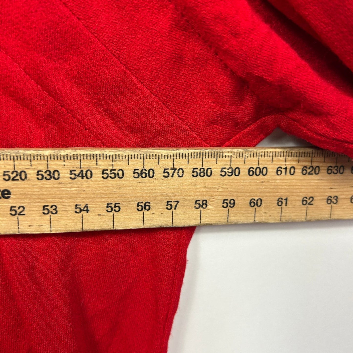 Rockmans Red Viscose Blend 3/4 Sleeve Scoop Neck Tunic Size 16