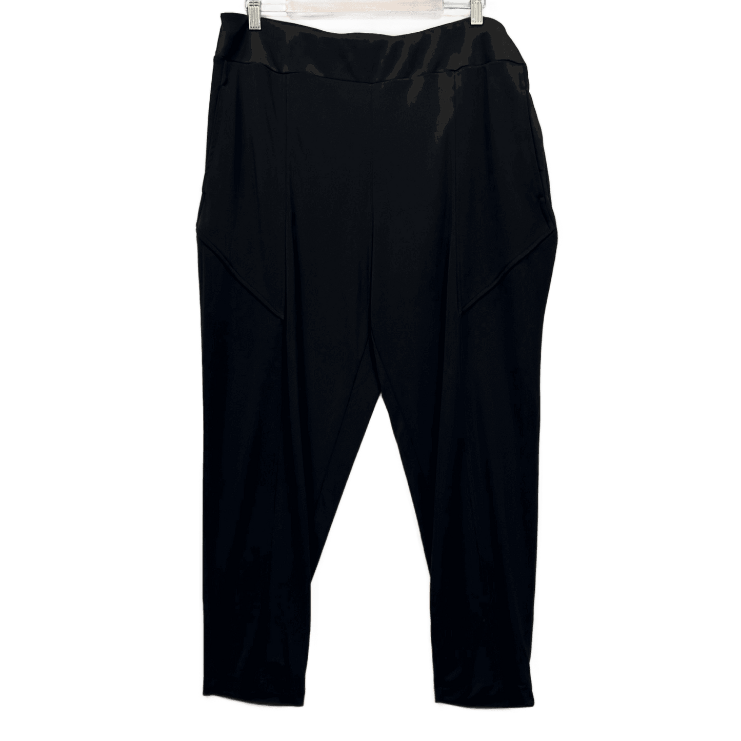 Taking Shape Pants Size 22 Black Glimmer Pockets Stretch Evening