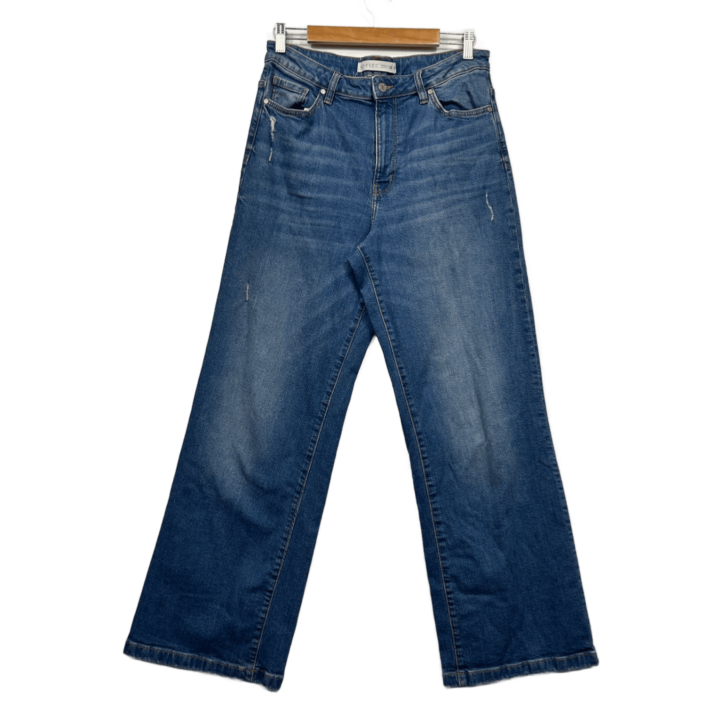 Target Wide Leg Jeans Size 14 Blue Denim Full Length High Rise