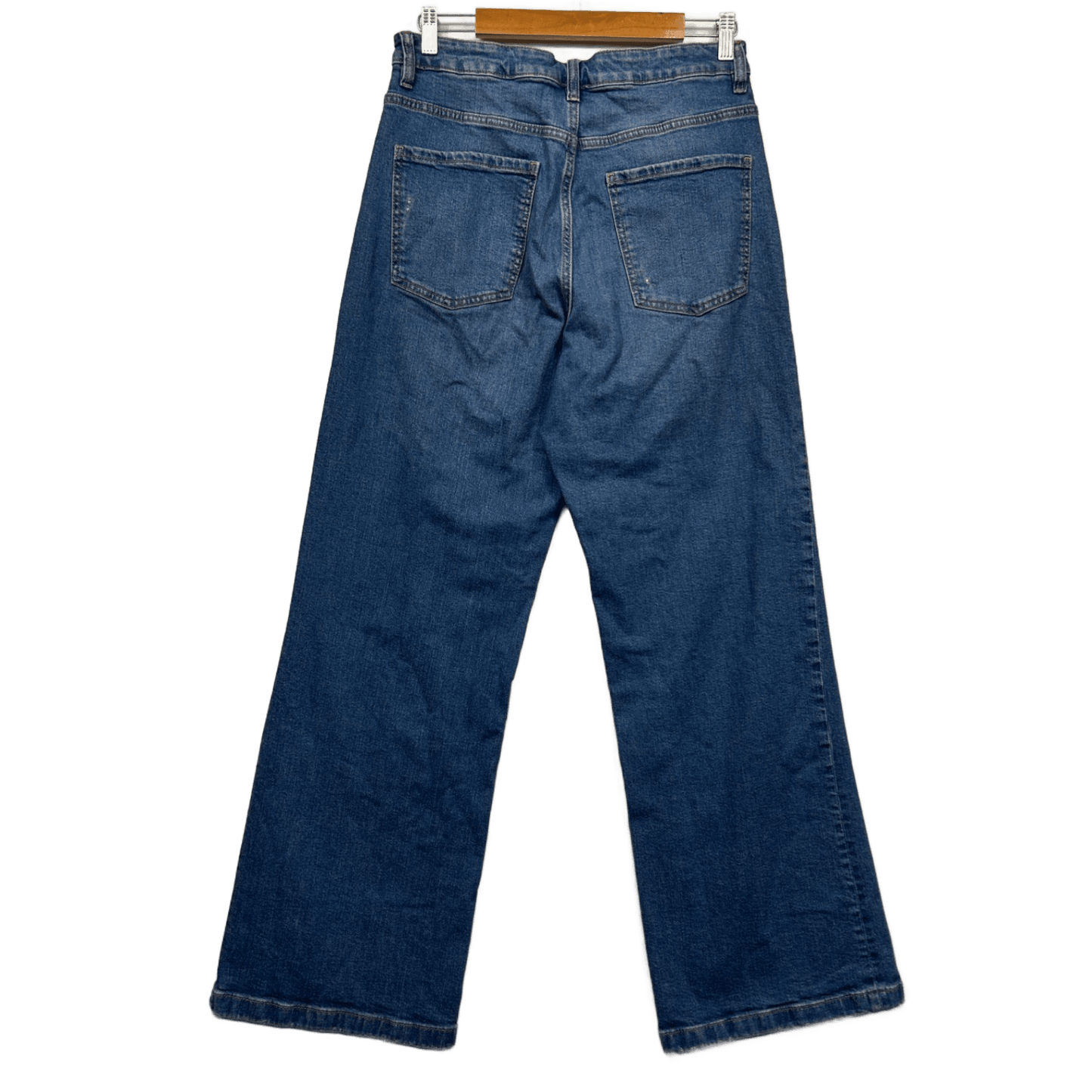 Target Wide Leg Jeans Size 14 Blue Denim Full Length High Rise