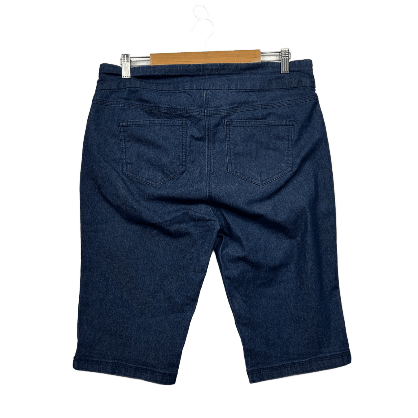 Millers Denim Knee Length Shorts Size 14 Pull On