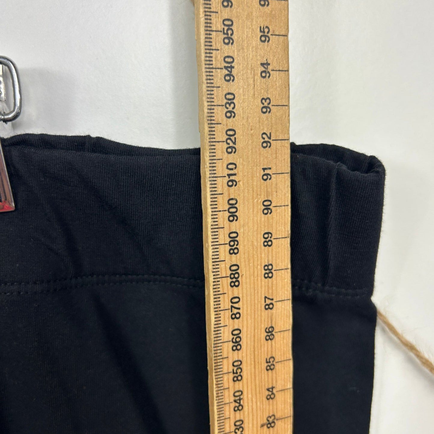 Belle Curve Black Pull On Stretch Leggings Womens Plus Cotton Elastane Size 26