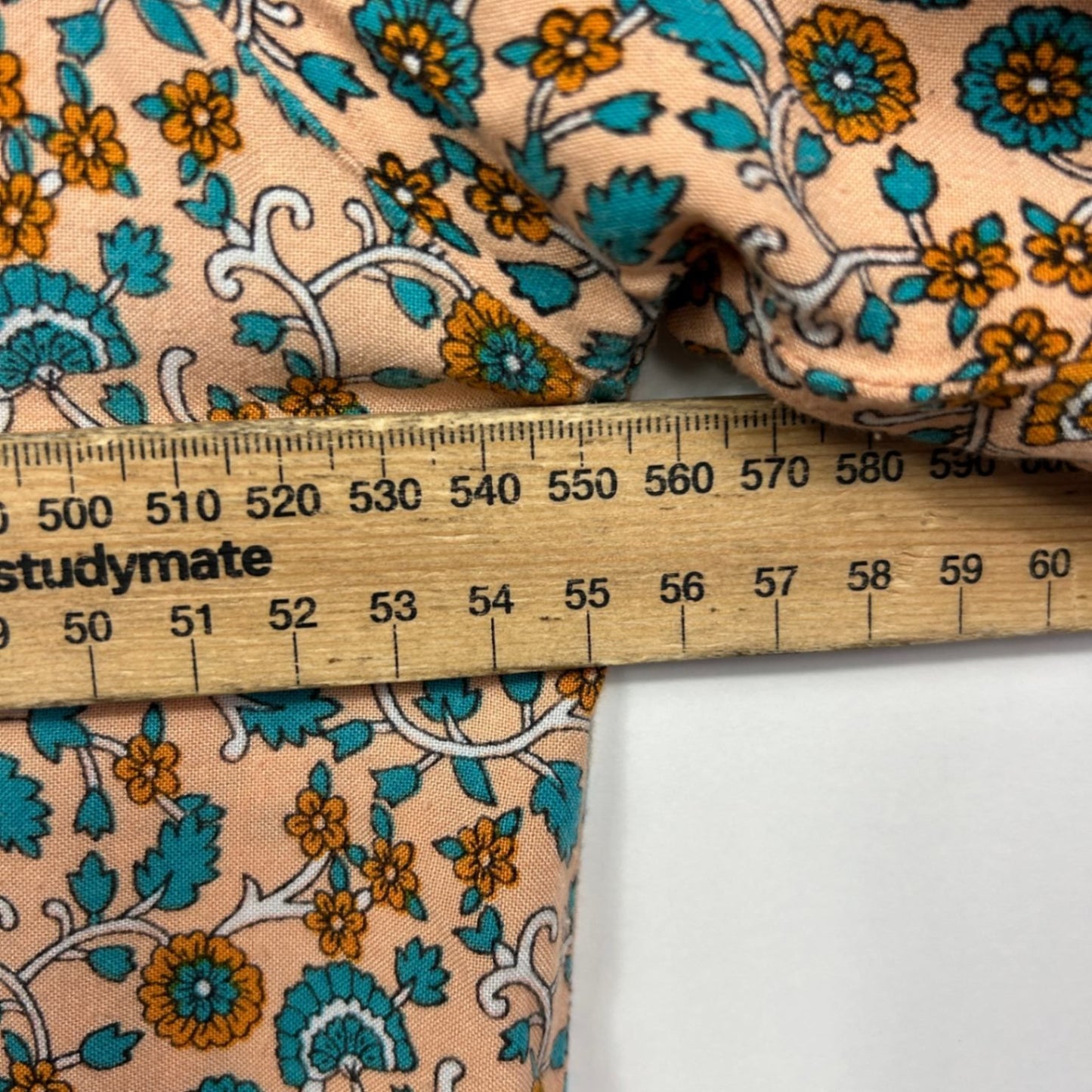 Adrift Boho Top Size 16 XL Long Sleeve Floral Multicoloured Rayon