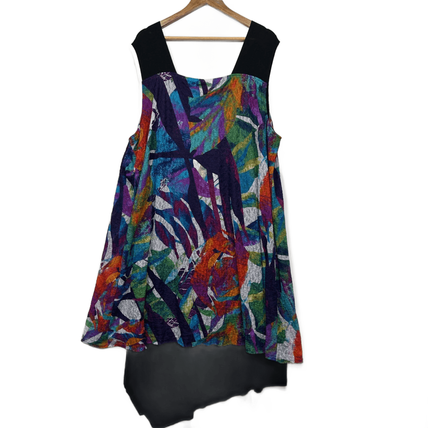 Taking Shape Tunic Dress Size 20 Large Plus Sleeveless Asymmetric Hem