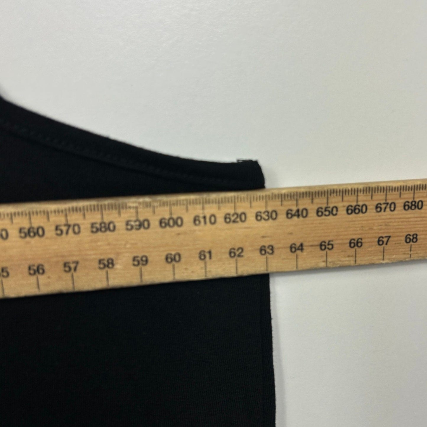 Virtuelle Layered Top Size 18 Plus Black Sleeveless
