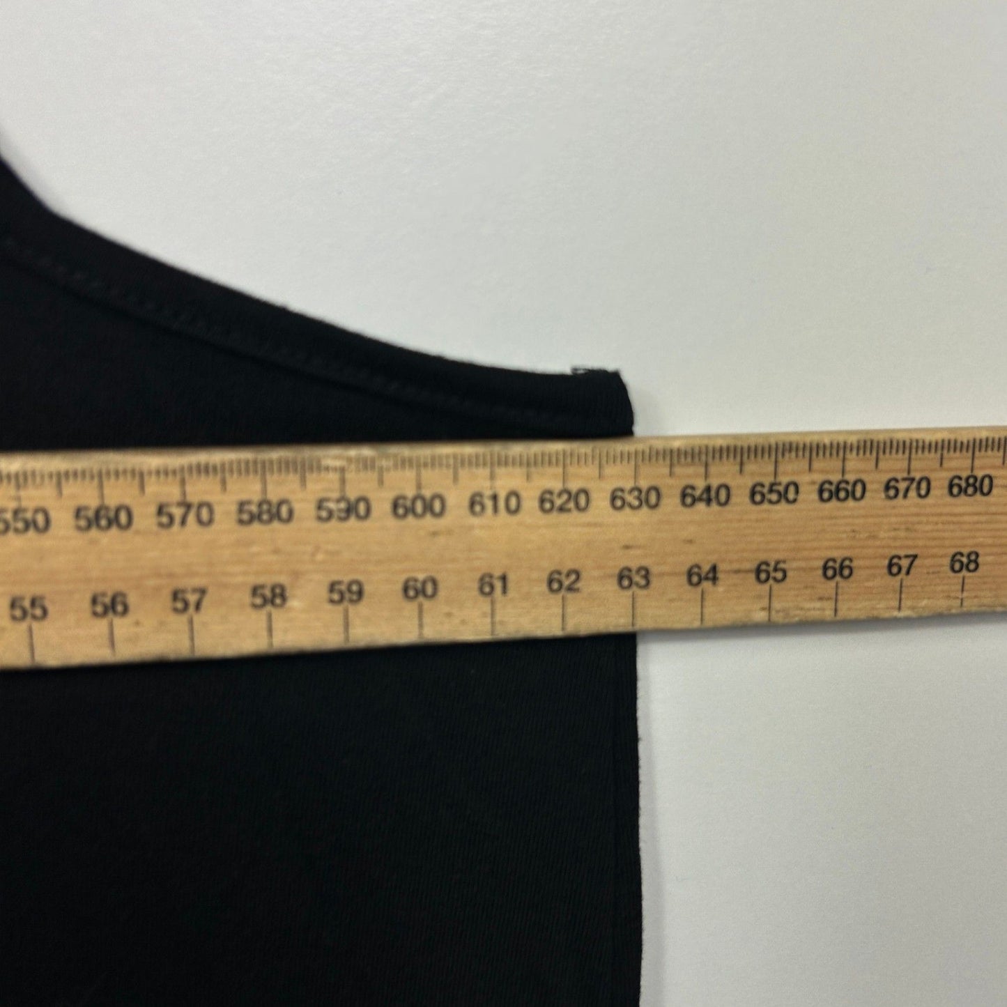 Virtuelle Layered Top Size 18 Plus Black Sleeveless