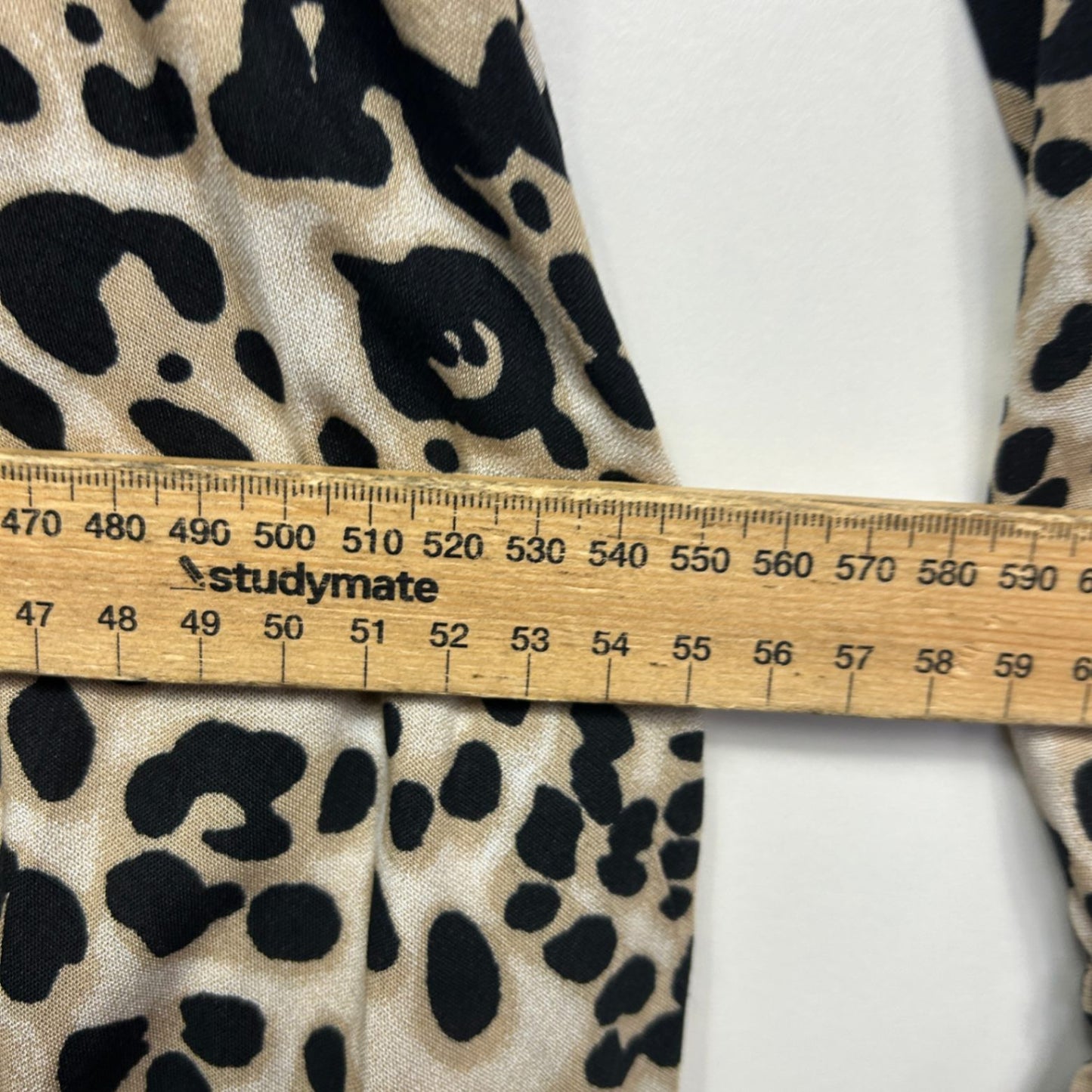 New Red Lotus Maxi Dress Size 16 XL Long Sleeve Animal Print Pockets