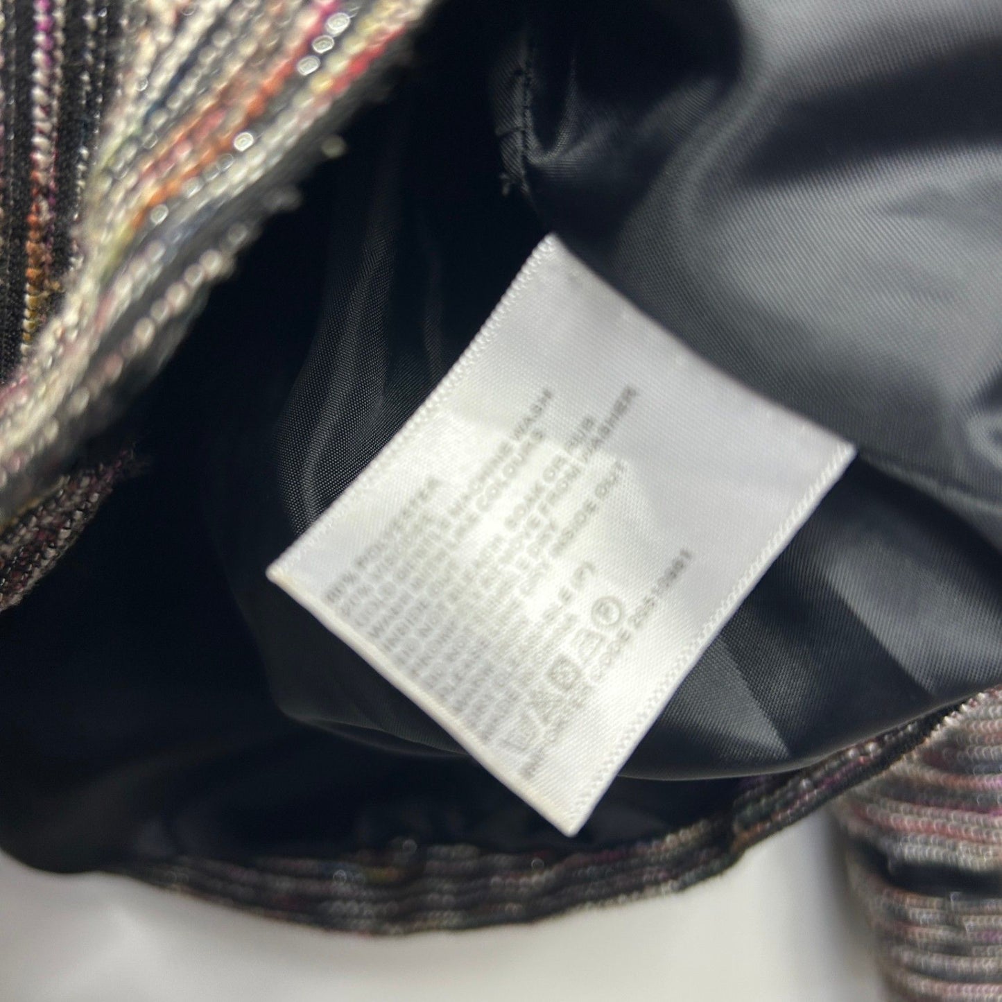 Black Pepper Blazer Jacket Size 20 Long Sleeve Textured Full Zip Up Cocktail