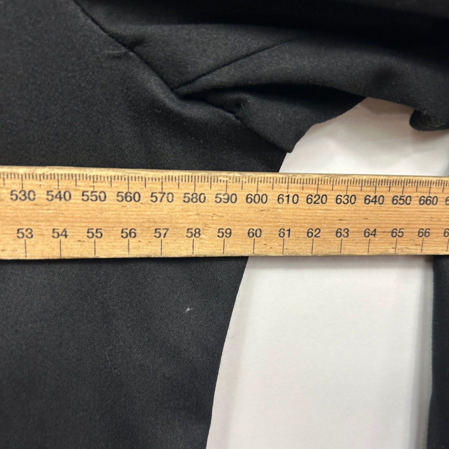 W Lane Jacket Size 16? Black Long Sleeve Full Zip up Pockets Cotton Blend