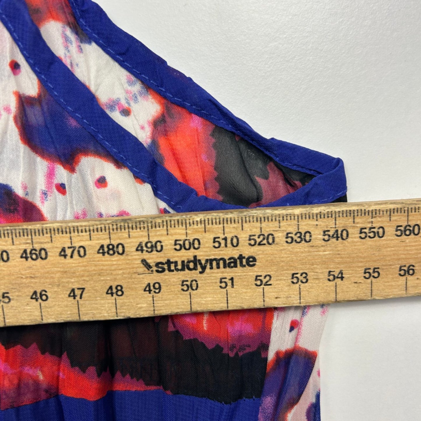 Taking Shape Top Layer Dress Size 18 Multicoloured Sleeveless Sheer