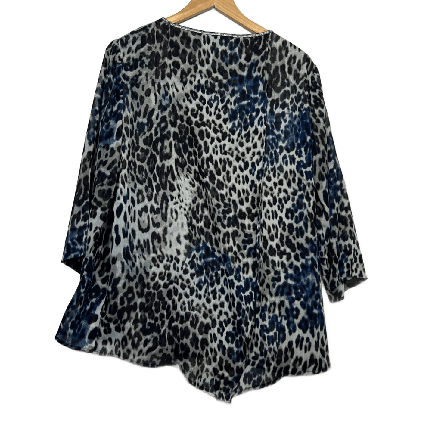 Liz Jordan Multicoloured Long Sleeve Top Blouse Size XL Animal Print