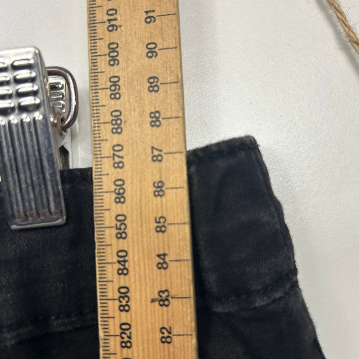 Millers Black Cropped Pants Cotton Blend Pull On Straight Leg Size 20