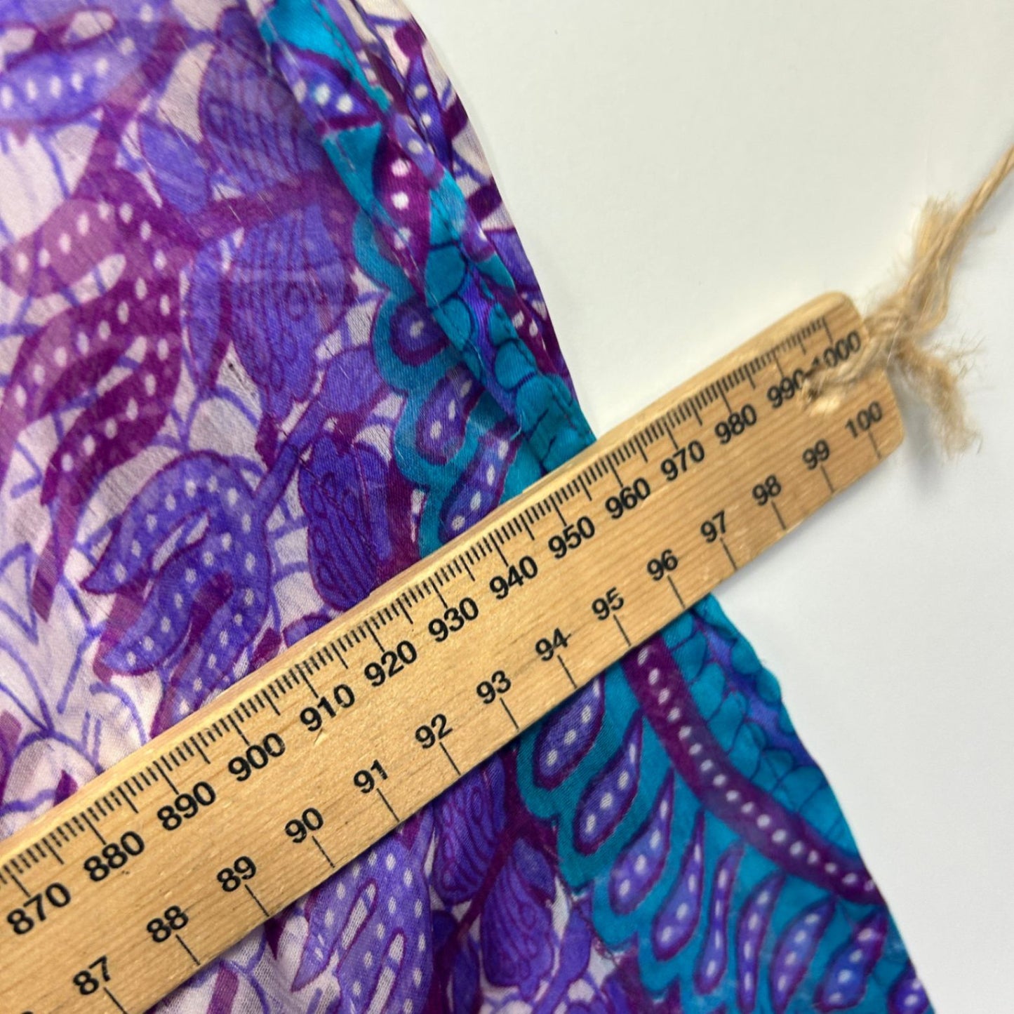 Tree of Life Purple Boho Kaftan Top Blouse One Size 14 16 Swim Cover Up *Fault